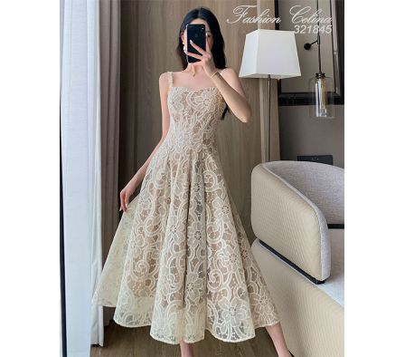 Vestido de Encaje Femenino c321845