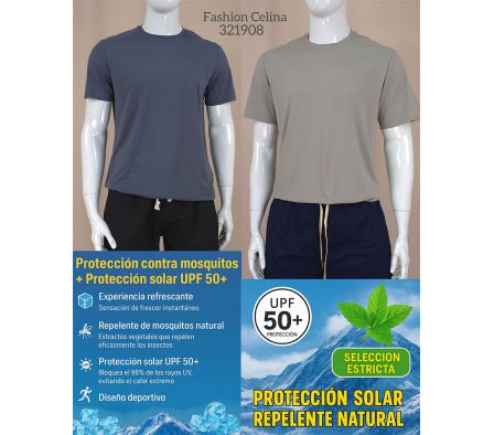 Remera Masculina malla Fria p321908