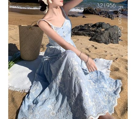 Vestido Broderi Femenino c321956