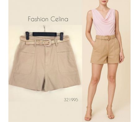 Short Femenino con cinto c321995