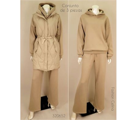 Conjunto de 3 piezas femenino c320652