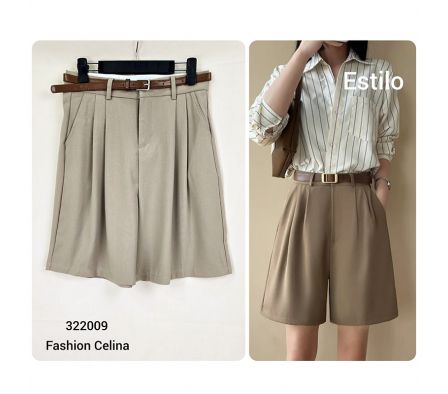 Short Femenino con Cinto C322009