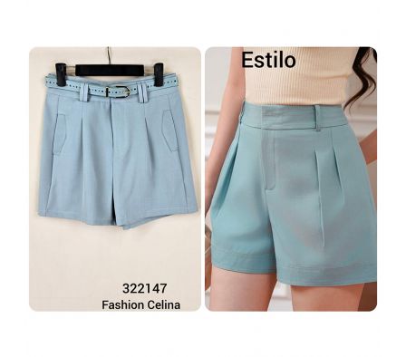Short Femenino con Cinto C322147