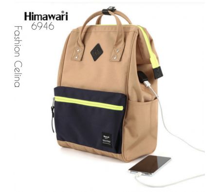 Mochila Himawari urbana estudiantil con entrada USB c6946