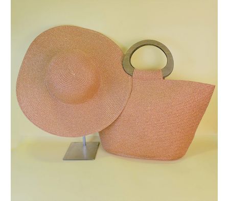 Cartera de Playa con Sombrero C7944
